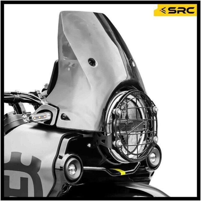 SRC エスアールシー ヘッドライトガード NORDEN 901 COLOR：BLACK HUSQVARNA ハスクバーナ 外装_2