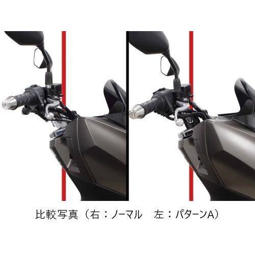 SP武川 SPタケガワ アジャストハンドルクランプ(ブラック)/PCX(JK05-1000001-1199999) PCX160 PCXe HEV PCX HONDA ホンダ ハンドルポスト・ハンドルライザー_3