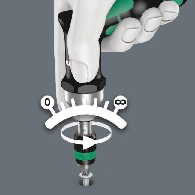 WERA ヴェラ 1/4HEX アジャスタブル トルクドライバー クイックリリース式 ピストル型 トルクスドライバー ドライバー ハンドツール
