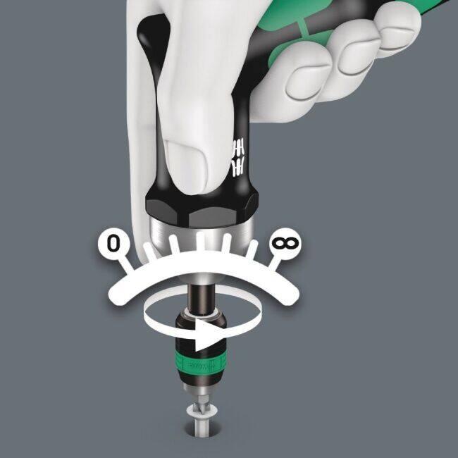 WERA ヴェラ 1/4HEX プリセット型 トルクドライバー クイックリリース式 ピストル型 トルクスドライバー ドライバー ハンドツール