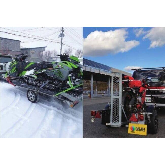 SUNTREX サントレックス バイクトレーラー 京都府 送料：80000円 HONDA ホンダ KAWASAKI カワサキ SUZUKI スズキ YAMAHA ヤマハ トランポ用品_11