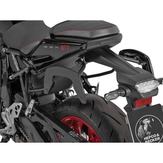 ヘプコ ベッカー W800 W800 Street Cafe サイドソフトケースホルダー C-Bow ブラック HEPCO BECKER バイク