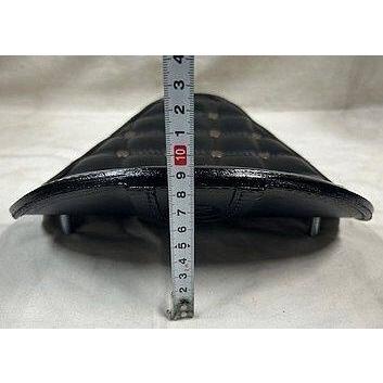 部品屋K\u0026W 【Lucky Custom Leather】ソロシートKIT (本革サドルシート) リジットタイプ カラー：リベット／ブラック スティード HONDA ホンダ シート 外装_5