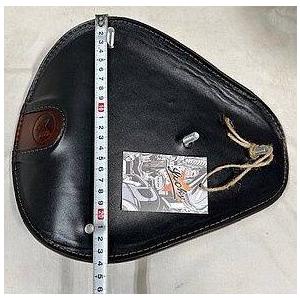 部品屋K\u0026W 【Lucky Custom Leather】ソロシートKIT (本革サドルシート) リジットタイプ カラー：横タックロール／ブラウン DS250 YAMAHA ヤマハ シート_3