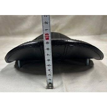 部品屋K\u0026W 【Lucky Custom Leather】ソロシートKIT (本革サドルシート) リジットタイプ カラー：縦タックロール／ブラック DS400 YAMAHA ヤマハ シート_4