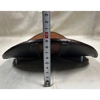 部品屋K\u0026W 【Lucky Custom Leather】ソロシートKIT (本革サドルシート) リジットタイプ カラー：ダイヤステッチ／ブラウン DS400 YAMAHA ヤマハ シート_4
