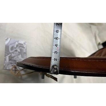 部品屋K\u0026W 【Lucky Custom Leather】ソロシートKIT (本革サドルシート) リジットタイプ カラー：ダイヤステッチ／ブラウン DS400 YAMAHA ヤマハ シート_5