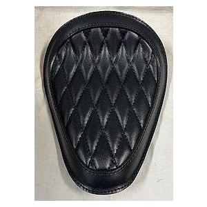 部品屋K\u0026W 【Lucky Custom Leather】ソロシートKIT (本革サドルシート) リジットタイプ カラー：ダイヤステッチ／ブラック DS1100 YAMAHA ヤマハ シート_3