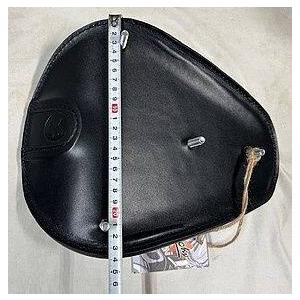 部品屋K\u0026W 【Lucky Custom Leather】ソロシートKIT (本革サドルシート) リジットタイプ カラー：縦タックロール／ブラック SHADOW HONDA ホンダ シート_3