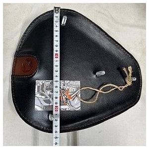 部品屋K\u0026W 【Lucky Custom Leather】ソロシートKIT (本革サドルシート) リジットタイプ カラー：縦タックロール／ブラウン SHADOW HONDA ホンダ シート_3
