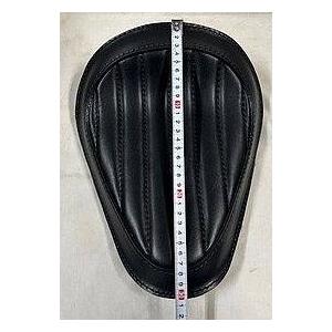 部品屋K\u0026W 【Lucky Custom Leather】ソロシートKIT (本革サドルシート) リジットタイプ カラー：縦タックロール／ブラック バルカン KAWASAKI カワサキ_2