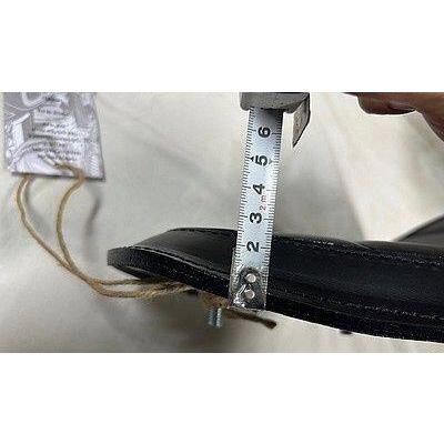 部品屋K\u0026W 【Lucky Custom Leather】ソロシートKIT (本革サドルシート) リジットタイプ カラー：横タックロール／ブラック SR400 YAMAHA ヤマハ シート_5