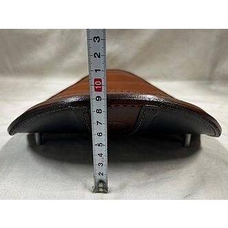 部品屋K\u0026W 【Lucky Custom Leather】ソロシートKIT (本革サドルシート) リジットタイプ カラー：横タックロール／ブラウン エストレヤ KAWASAKI カワサキ_4