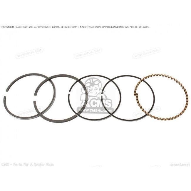 CMS シーエムエス PISTON KIT (0.25) (NON O.E. ALTERNATIVE)［06132377000P］ HONDA ホンダ ピストン エンジンパーツ エンジン_2