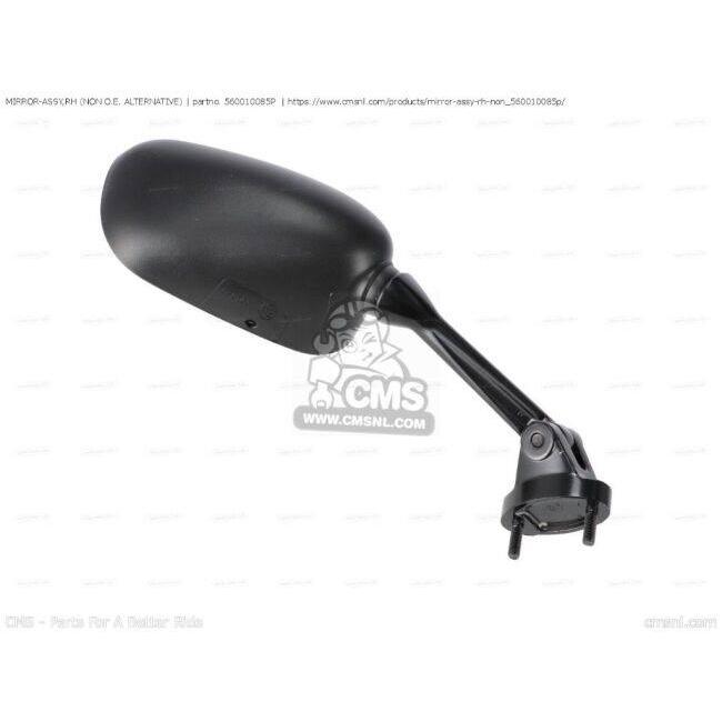 CMS シーエムエス MIRROR-ASSY，RH (NON O.E. ALTERNATIVE)［560010085P］ ZX600P7F NINJA ZX6R ZX600P8F ZX600P8FA ZX636B1 KAWASAKI カワサキ ミラー | ブランド登録なし | 01