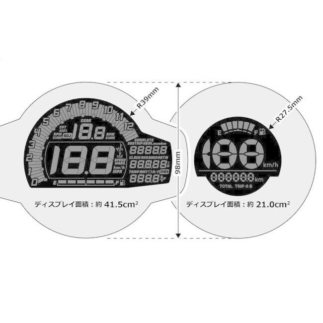 OPMID（オプミッド） OP マルチメーター GPC対応 CT125 モンキー125