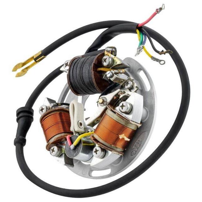 SIP Scootershop エスアイピー スクーターショップ 【SIP SPAREPARTS】 ステータープレート 6V，55160 125 (T2／125) (D) Vespa ベスパ 電装系_1