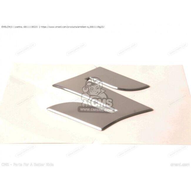 CMS シーエムエス EMBLEM，S［6811118G20］ SUZUKI スズキ エンブレム