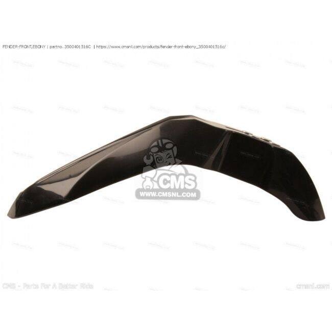 CMS シーエムエス FENDER-FRONT，EBONY［3500401516C］ KLX125 KAWASAKI カワサキ_1