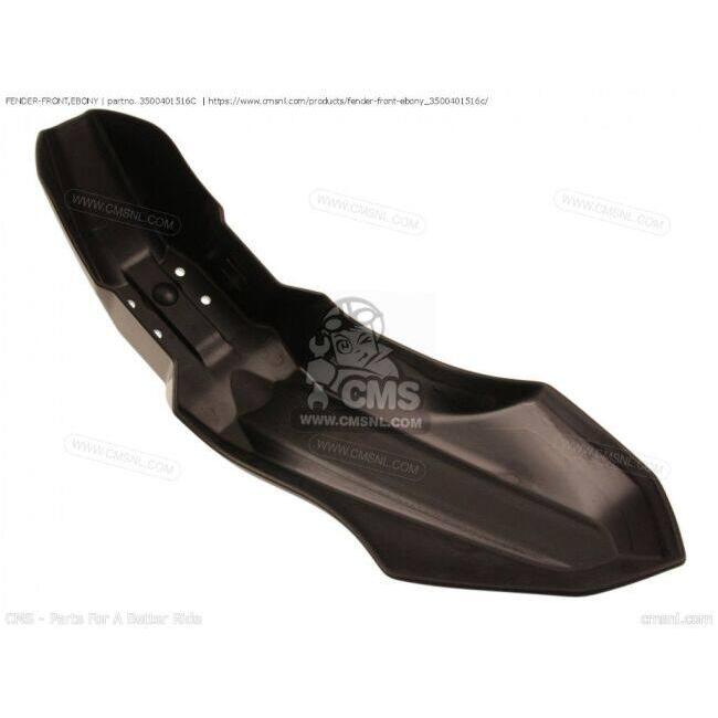 CMS シーエムエス FENDER-FRONT，EBONY［3500401516C］ KLX125 KAWASAKI カワサキ_3
