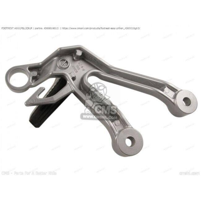 CMS シーエムエス FOOTREST ASSY，PILLION，R［4360016G10］ SV1000 SV1000S SUZUKI スズキ フットペグ ステップ 足回り | ブランド登録なし | 01