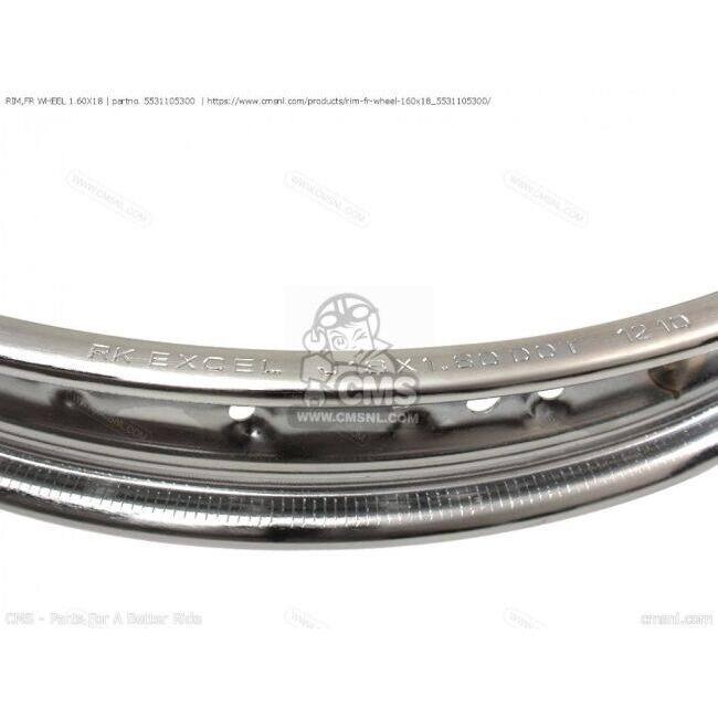 CMS シーエムエス RIM，FR WHEEL 1.60X18［5531105300］ AX100 GN125