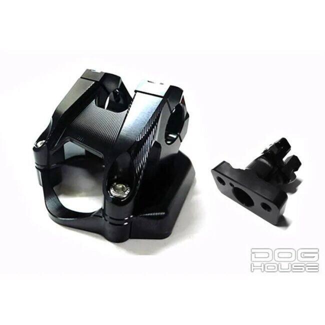 ブランド登録なし - DOGHOUSE ドッグハウス Gen 1 3D Handlebar Mount Kit Top Cover Color：Gold / Body C-Shaped Small Arch Color：Silver Chassis SMAX YAMAHA ヤマハ 手持ち部分