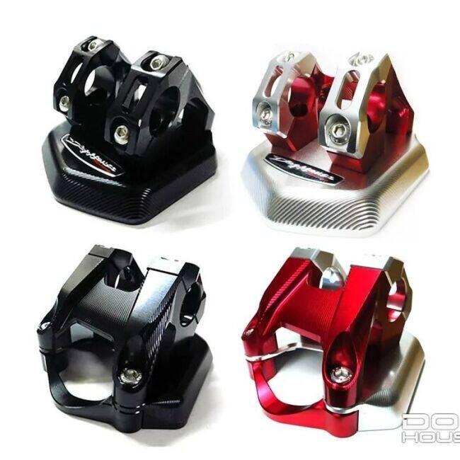 ブランド登録なし - DOGHOUSE ドッグハウス Gen 1 3D Handlebar Mount Kit Top Cover Color：Gold / Body C-Shaped Small Arch Color：Silver Chassis SMAX YAMAHA ヤマハ 手持ち部分