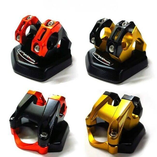 ブランド登録なし - DOGHOUSE ドッグハウス Gen 1 3D Handlebar Mount Kit Top Cover Color：Gold / Body C-Shaped Small Arch Color：Silver Chassis SMAX YAMAHA ヤマハ 手持ち部分