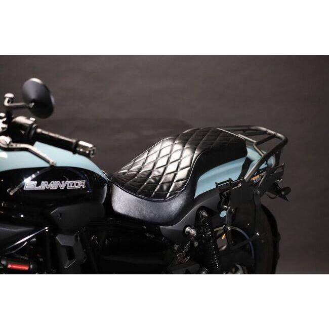 カワサキ　バイク用 シート ブラック GOODS（グッズ） GOODSEAT “COBRA” カラー：ブラック ELIMINATOR SE