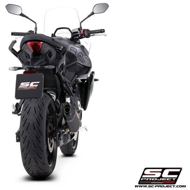 SCーPROJECT - SC-PROJECT SC事業計画 SC1-X スリップオンサイレンサー【公道走行可】 サイレンサー原料品：炭素 TIGER SPORT 800 TRIUMPH トライアンフ えり巻き