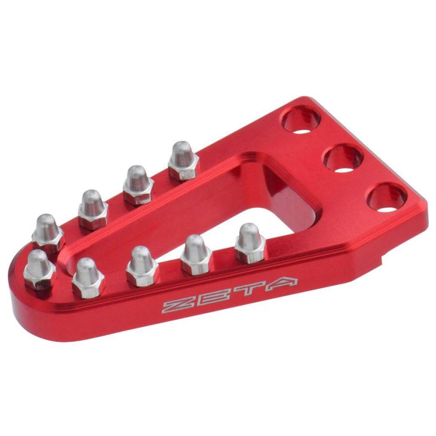 ZETA RACING ジータ レーシング 鍛造ブレーキペダル用 オプションチップ ワイド カラー：レッド その他ステップオプション・補修部品 ステップ 足回り | ブランド登録なし