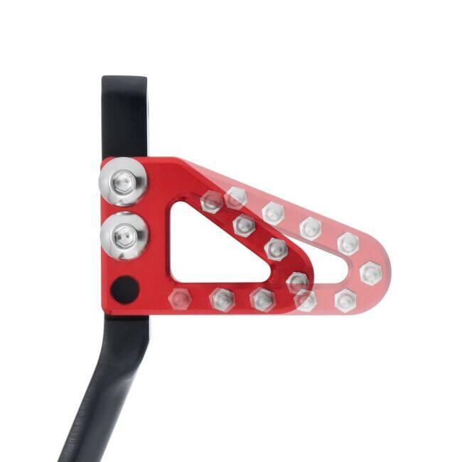 ZETA RACING ジータ レーシング 鍛造ブレーキペダル用 オプションチップ ワイド カラー：レッド その他ステップオプション・補修部品 ステップ 足回り | ブランド登録なし | 02
