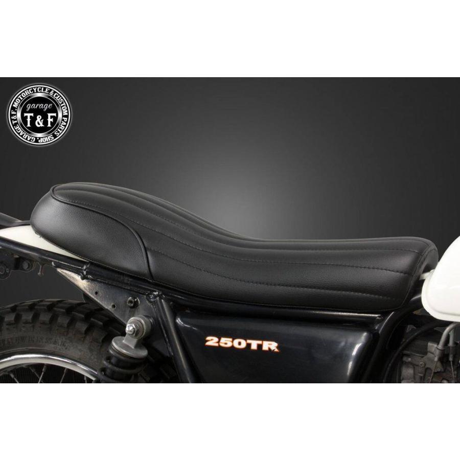 Garage T&F ガレージ ダブルシート 表皮：バーチカル 250TR KAWASAKI カワサキ シート シート関連 外装 | Garage T＆F