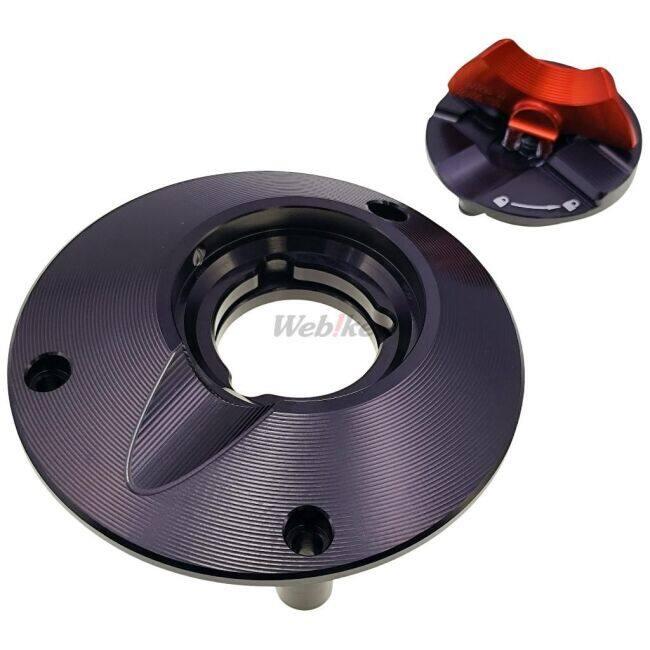 GILLES TOOLING ギルズツーリング fuel cap ver. 2 カラー：ブラック-レッド YAMAHA ヤマハ ガソリンタンクキャップ タンク関連 外装 | ブランド登録なし | 04