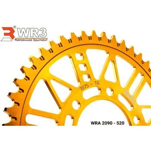 WR3 ダブルアールスリー Rear Sprocket Size：43T / Color：Gold ZX