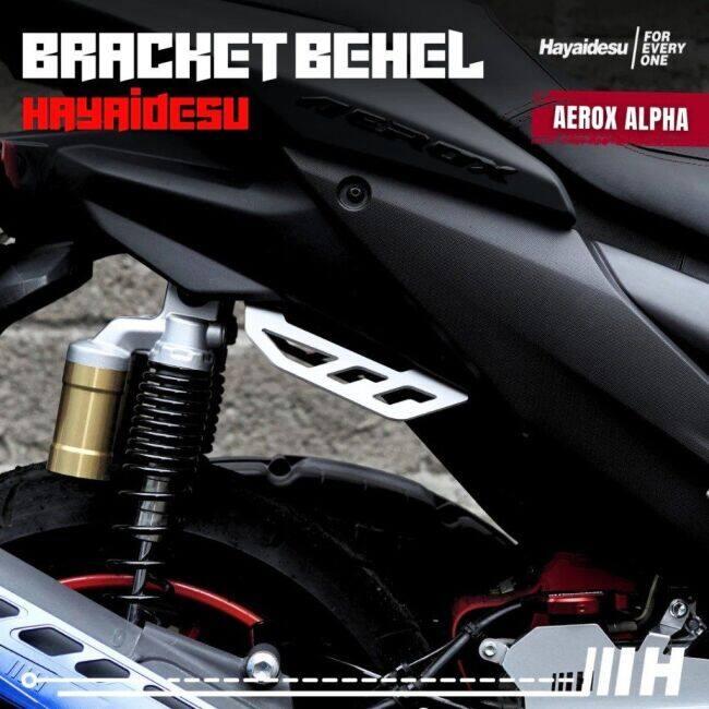 Hayaidesu ハヤイデス Grab Bars Bracket Color：Silver Aerox Alpha YAMAHA ヤマハ グラブバー・タンデムバー・シーシーバー 外装 | ブランド登録なし | 01