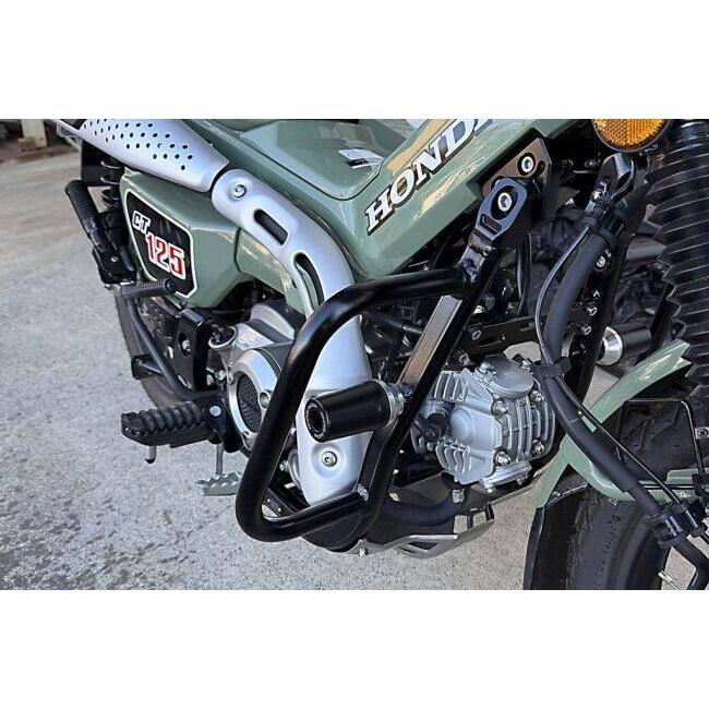 GM-MOTO ジーエムモト KEPSPEED製 ダウンチューブサブフレーム＆エンジンガードキット カラー：ブラック ハンターカブCT125 HONDA ホンダ サブフレーム | ブランド登録なし | 01