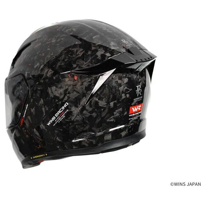 WINS ウインズ A-FORCE RR チョップドカーボン［エー・フォース アールアール］ヘルメット サイズ：XS(55cm-56cm) フルフェイスヘルメット ヘルメット | ウインズジャパン | 04