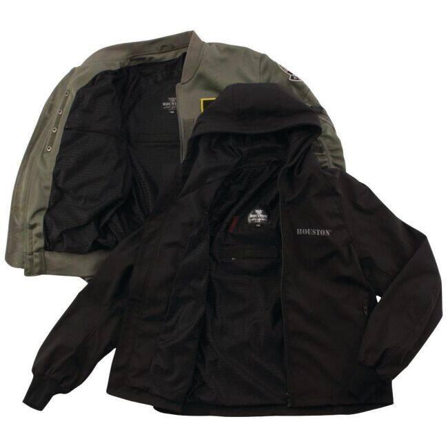 HOUSTON（ヒューストン） MA-1 BLACK KNIGHTS MESH M／C JAC