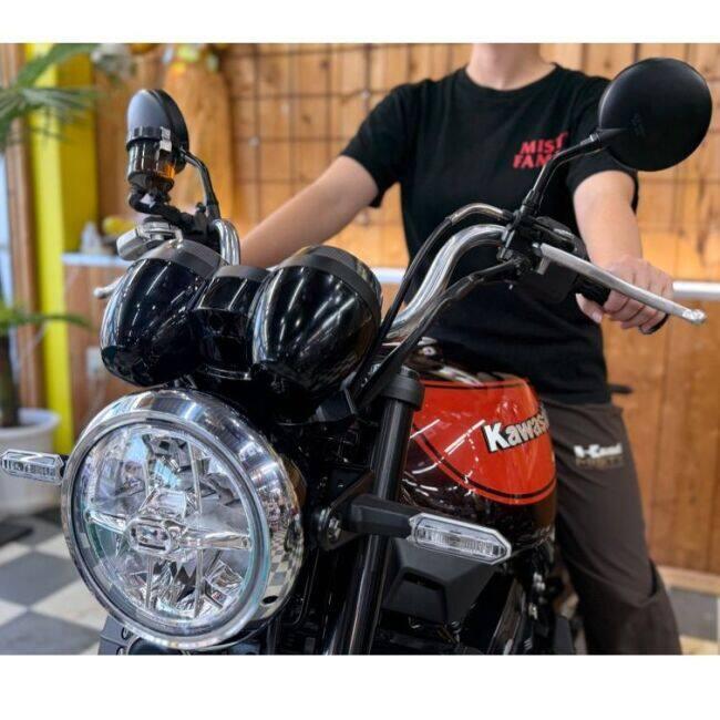 MISTY ミスティ 【Z900RS専用(-2025)】 YBシボリ〈タイプ2〉ハンドル＜AL-P＞ Z900RS KAWASAKI カワサキ ハンドルバー ハンドル | ミスティ | 02