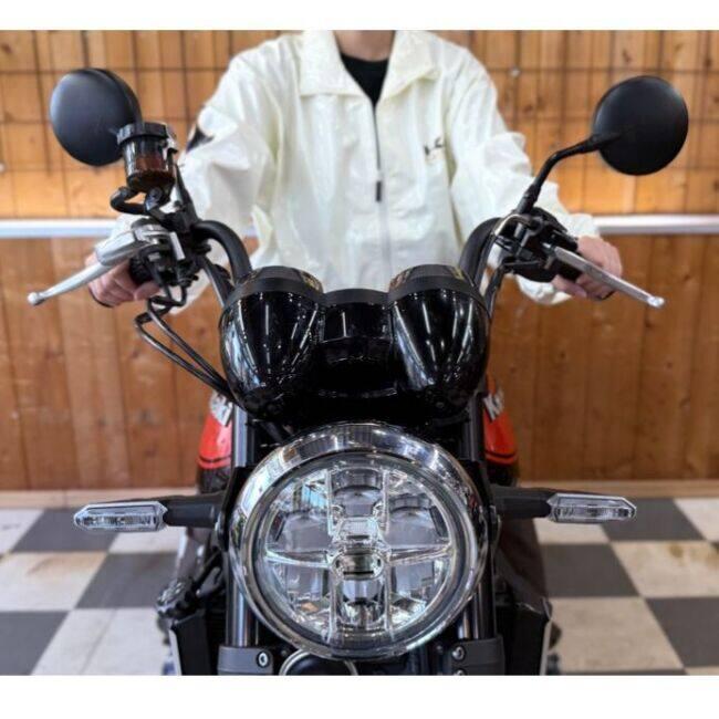 MISTY ミスティ 【Z900RS専用(-2025)】 YBシボリ〈タイプ2〉ハンドル＜AL-BK＞ Z900RS KAWASAKI カワサキ ハンドルバー ハンドル | ミスティ | 04