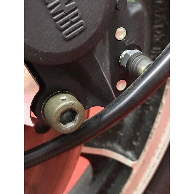 SPEED SHOP ITO スピードショップイトウ Z400FX(E1-E3)296mmローター／ブレンボラグビー用キャリパーサポート タイプ：ダブルディスク用フラット黒 Z400FX | スピードショップイトウ | 03