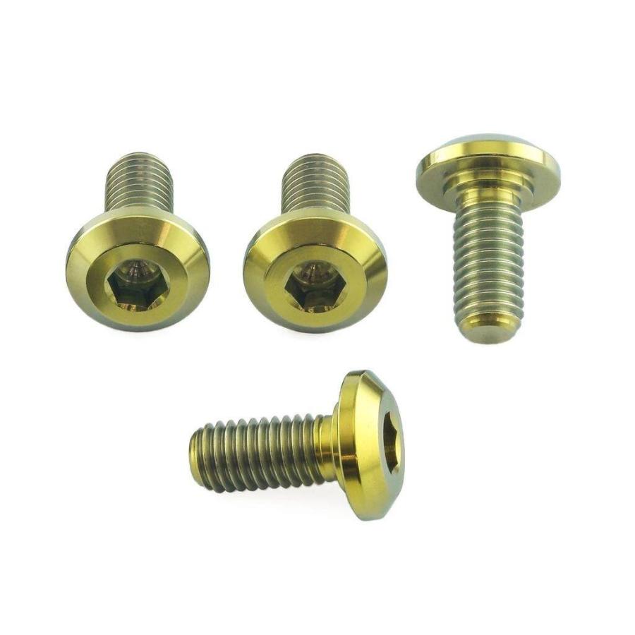 PRO BOLT プロボルト チタン ディスクボルト Triumph/BMW M8x18mm 4個パック カラー：ゴールド TRIUMPH トライアンフ ローターボルト ブレーキ | ブランド登録なし