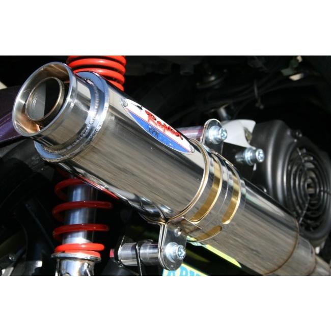 RPM アールピーエム 80D-RAPTORフルエキゾーストマフラー サイレンサーカバー：ブルーチタン シグナスX YAMAHA ヤマハ フルエキゾーストマフラー マフラー | RPM | 03