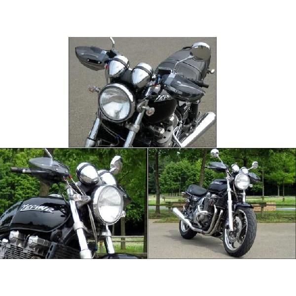 CHIC DESIGN シックデザイン ガイラガントレット スクリーンカラー：スモーク ゼファー1100 ゼファー1100RS KAWASAKI カワサキ ハンドガード・ナックルガード