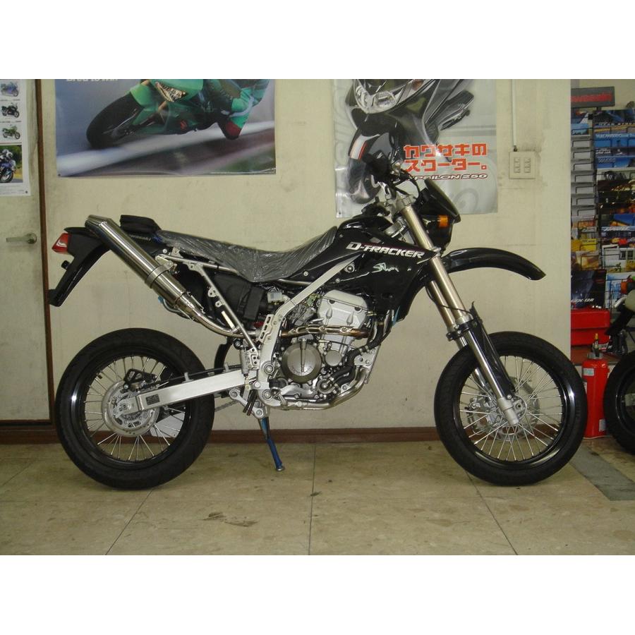 HOT LAP ホットラップ T-2スリップオンマフラー 仕様：キャタライザー付き D-TRACKER [Dトラッカー] KLX250 KAWASAKI カワサキ スリップオンマフラー マフラー | HOT LAP