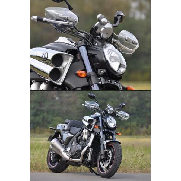 CHIC DESIGN シックデザイン ガイラガントレット スクリーンカラー：クリア V-MAX 1680 YAMAHA ヤマハ ハンドガード・ナックルガード ハンドル周辺パーツ