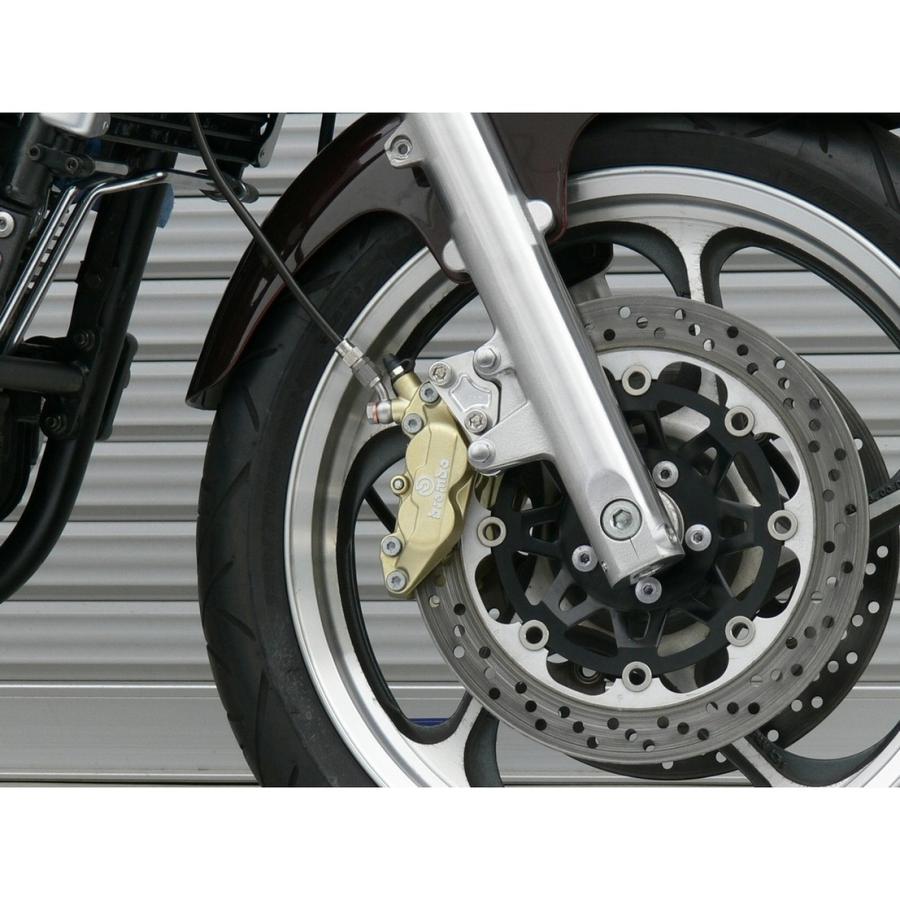 OVER オーヴァー フロントキャリパーサポート ブレンボ4P／40mm用 ゼファー1100 KAWASAKI カワサキ キャリパーサポート・ブラケット ブレーキの画像