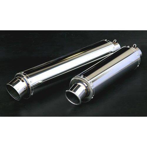 Realize リアライズ 汎用サイレンサー サイレンサー全長：380mm / サイレンサーエンド：スラッシュエンド サイレンサー素材：ステンレス マフラー | REALIZE